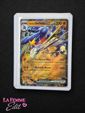 Pokemon Card Cynthia’s Garchomp EX 111/217
